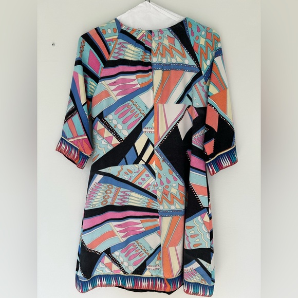 Emily In Paris Emilio Pucci colorful silk day coat size 38IT - Picture 4 of 10